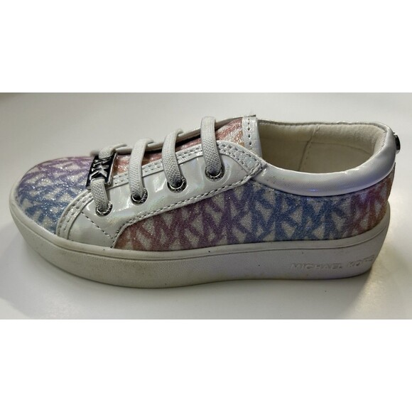 MICHAEL Kors Youth Girls' Jem Miracle Logo Sneakers Unicorn - Size 9 - Picture 8 of 10